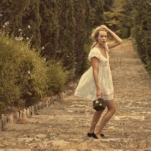 DÔEN Sarria Dress in Salt, M